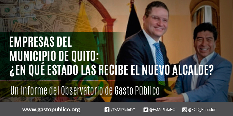 Empresas del Municipio de Quito: ¿En qué estado las recibe el nuevo alcalde?